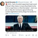 [데이비드 온스테인] 안첼로티 - 브라질 국가대표팀 감독으로 임명 이미지