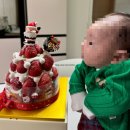 동탄역 하얀 풍차 크리스마스 딸기 트리 케이크 후기