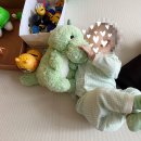 인형속으로 | 백일아기 애착인형 추천, 워미스 공룡 인형 선물후기! 전자레인지 찜질까지 만능템