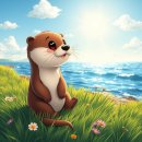 돌고래와펭귄 이미지