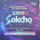 속초 해수욕장 미디어아트 빛의 바다 sokcho 가볼만한곳