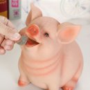 자녀에게 경제습관을 상속하라 | 원목 인테리어 돼지 저금통 투명 지폐 동전 금고 보관함 실사용 후기