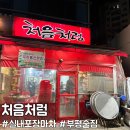 처음처럼 | [인천/부평구] 부평시장 인근 노포감성 실내포장마차 처음처럼 방문후기