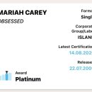 Obsessed, UK서 Platinum 인증! 💿 이미지