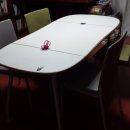 [iloom] 가구 부모와 아이가 함께 공부할 수 있는 거실 책상(개인책상이 아닙니다) 및 의자(4개) 판매 이미지