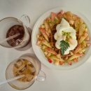 천안 카페 한움 신불당 수제 복숭아 크로플 맛집 후기