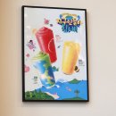 메가엠지씨커피 청라도담초점 | 메가커피 지구멜론스무디 칼로리, 우주 컨셉 익숙한 맛
