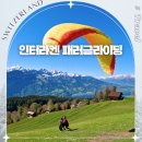 인터라켄 | 스위스 인터라켄 패러글라이딩 후기 여행 놀거리 추천