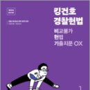 2024 NEW 킹건호 경찰헌법 비교불가 헌법 기출지문 OX,김건호,메가스터디교육 이미지