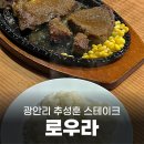부산첫회 | [광안리] 추성훈 스테이크 &#39;로우라&#39; 내돈내산 후기 + 근처 주차장
