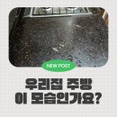 산들마을1단지아파트경로당 | 일산산들마을대림2단지 싱크대 상판 연마 광택 및 항균 나노 코팅
