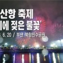 부산북항축제 불꽃쇼 이미지