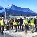 학산건영(주) 마곡 더그리드 현장 안전기원제 참석 이미지