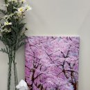 아크릴화 | 광교취미미술 스타트화실 벚꽃 풍경화 아크릴화 수업 후기