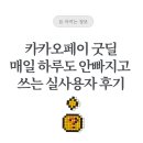카카오페이 굿딜 진짜 사용해본 후기, 파킹통장 같이 쓰면 연동 안하시면 후회해