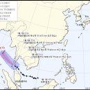 아무도 모르게 생겼다 사라진 2019년 1, 2호 태풍 이미지