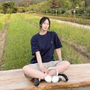 노티카 오버핏 반팔 요트 클럽 아플리케 티셔츠 코디