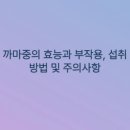 까마중의 효능과 부작용, 섭취 방법 및 주의사항