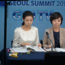 [영어MC]각국 정상들 도착을 G20 TV 생중계 중인 손정인, 권소아 영어 아나운서 이미지