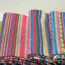 D00590 | 원단마트 대폭 자가드 북유럽 스타일 헤비 스트라이프 4종