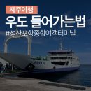 종합여객터미널 | 우도 들어가는법 우도 입도방법 배시간 차량승선 성산포항종합여객터미널