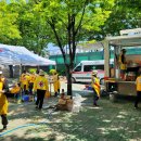 대구 북구 노곡동 함지산 산불 이재민 대피소 무료급식현장 방문... 이미지