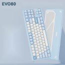 EvoWorks EVO80 기계식 키보드 유무선 알루미늄 RGB 키보드 88키