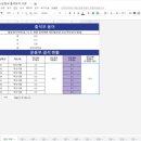 [구글시트] 운동부 온라인 출석부 이미지