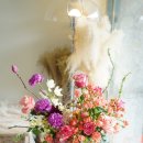 (주)청담남부점현대자동차 | 충무로 약수 금호 장충동 꽃배달 | 신라호텔 더 파크뷰로 배송, 핑크 코랄 환갑 보자기 꽃바구니