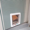 안녕 고양이 | 철문, 현관문 고양이문 이동 펫도어 설치 시공후기