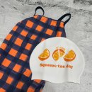 오렌지가든 | [로스트인서울 신상 수영복] 상큼한 오렌지 체크의 매력! 오렌지 가든 체크 수영복 솔직후기