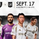이번주 손흥민 LAFC 경기일정 이미지