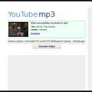 유튜브애 음악을 엠피3로 변환 시키는 방법 이미지