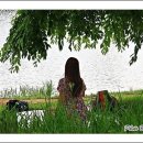 긴머리 소녀 이미지