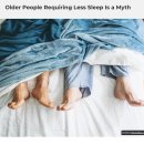 나이를 먹어 잠이 줄어든다는 것(old people requiring less sleep is a myth) 이미지