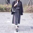 봄센 | 리리앤코 센리아든 배색 쉬폰 뷔스티에 투피스 세트 후기 통통녀봄데이트룩으로 딱