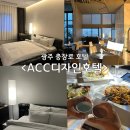 광주 충장로 호텔 ACC디자인호텔 디럭스 더블룸 후기 (조식,11층 라운지 숙수)