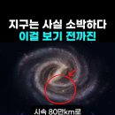 지구는 우주에서 존재감이 전혀 없을 정도의 작은 먼지보다 작다. 시속 80만키로 달리는 태양계 조차도 이미지