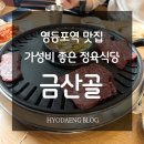 금산골정육식당 | [영등포역 맛집] 금산골 소고기 맛집 가성비 좋은 정육식당 재방문 후기