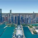 하늘에서 본 미국 도시: 시카고 이미지