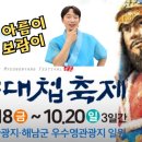 10월 18일~20일 해남 명량대첩 축제 이미지