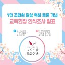 [보도자료] 교사노조연맹 5·10 7만 조합원 달성 축하 토론회 - 교육현장 인식조사 결과 발표 이미지