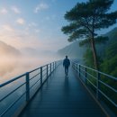물안개 | 4km 호수 위를 걷다, 익산 옥정호 물안개길 탐방 후기