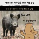 산에서 멧돼지와 마주쳤을때의 행동요령 이미지