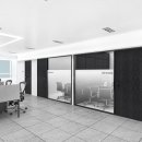 용산-현장-916 | 대형사무실리모델링 아직도 평범하게 하나요? 블랙 월 &amp; 조명 로고의 독보적 아우라