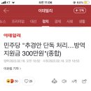 민주당 &#34;추경안 단독 처리…방역지원금 300만원&#34;(종합) 이미지