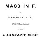 [nwc] Mass in F (Constant Sieg) 이미지
