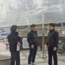 마금산온천족욕체험장 | |석주연 기자| 의창구청장, 마금산온천 족욕체험장 현장점검