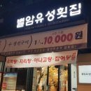 별암유성횟집