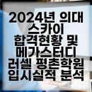 평촌메가스터디입시학원 | 2024년 의대 스카이 합격현황 및 메가스터디 러셀 평촌학원 입시실적 분석